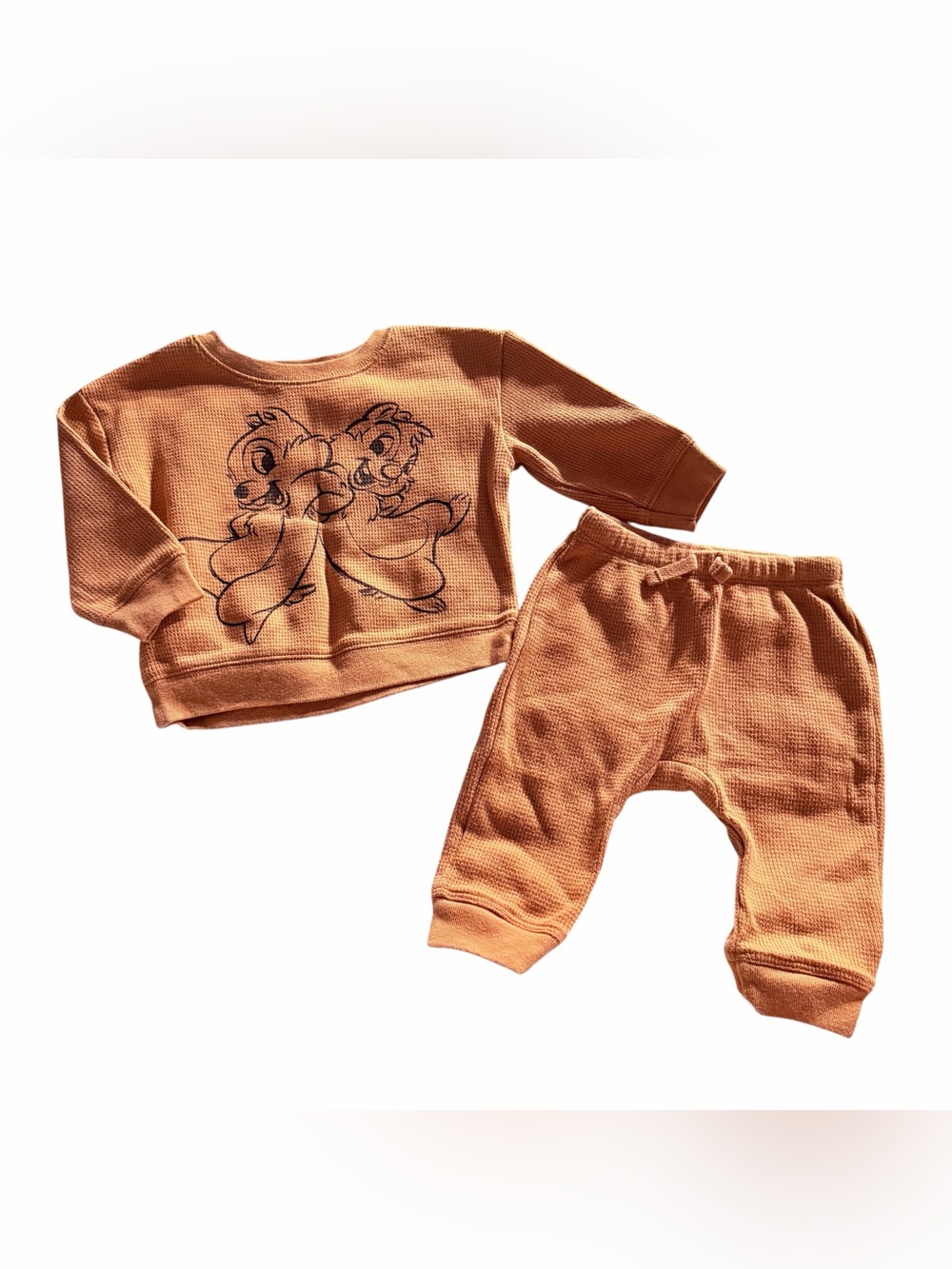 Disney's Chip & Dale Baby Boy Cozy Knit Graphic Tee & Jogger Pants Set 3 Months